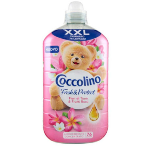 Кондиционер для белья Coccolino Intense Care Fiori di Tiarè & Frutti Rossi 76 стирок, 1750 мл